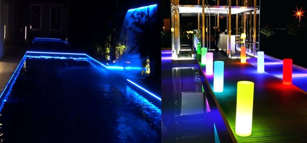 led piscina