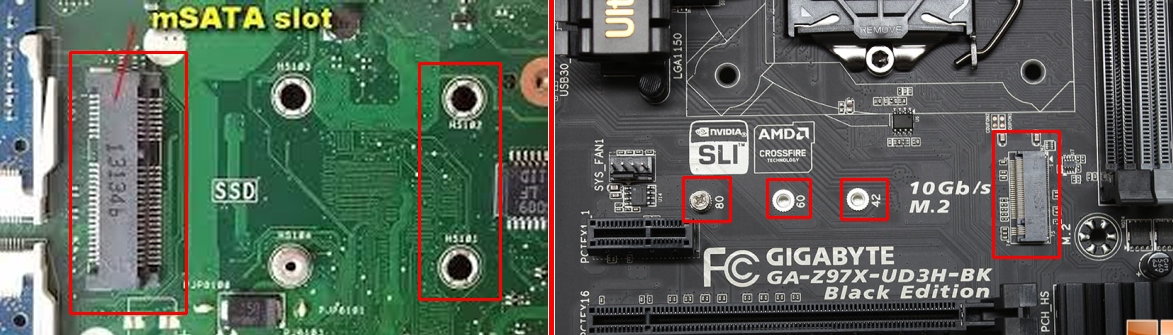 Tipos de discos SSD y conexiones: SATA, mSATA, M.2 y PCI-e
